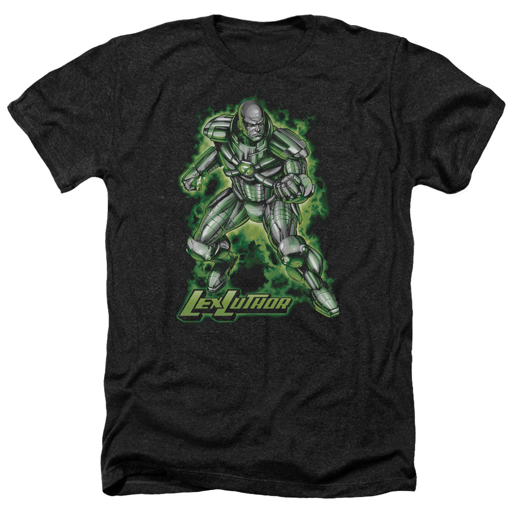 Superman Kryptonite Powered Licensed Adult Unisex T-Shirt Heather Tee LG