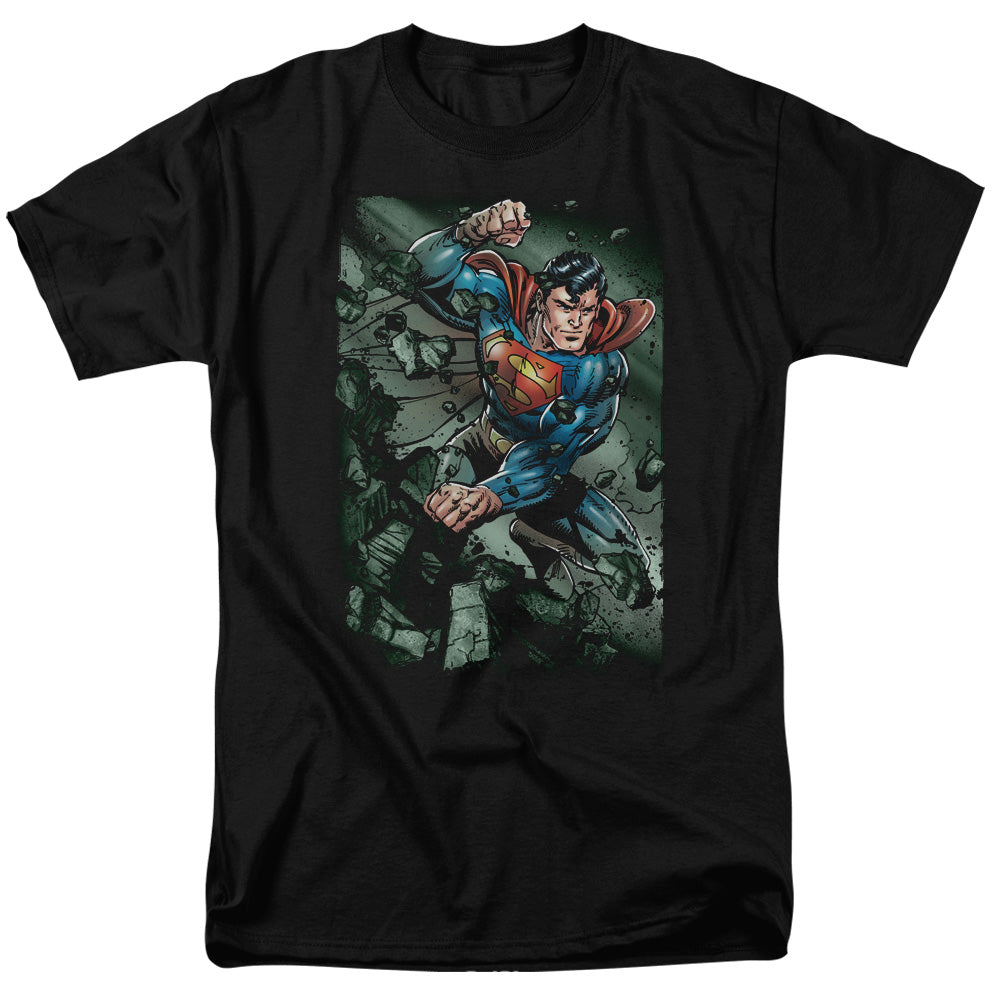 Superman Indestructible Licensed Adult Unisex T-Shirt Regular Fit Tee SM-3X