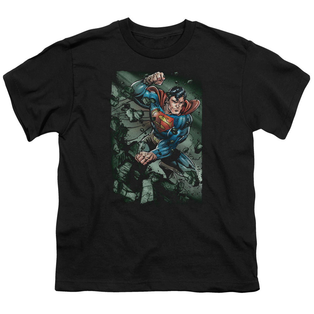 Superman Indestructible Licensed Kid's T-Shirt (Ages 4-7) SM-MD