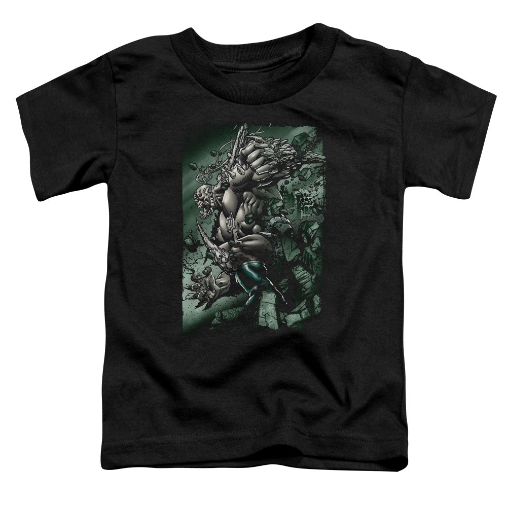 Superman Doomsday Destruction Licensed Toddler T-Shirt SM