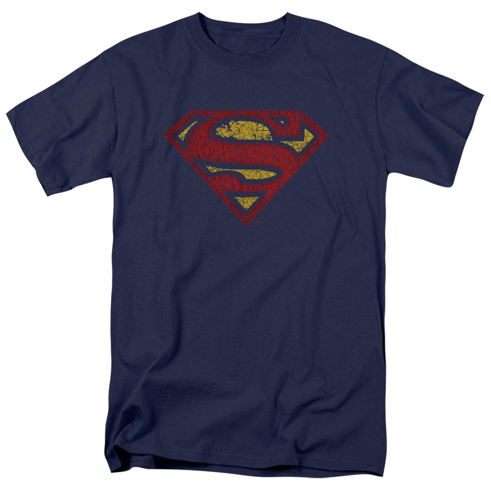 Superman Crackle S Licensed Adult Unisex T-Shirt Regular Fit Tee SM-2X