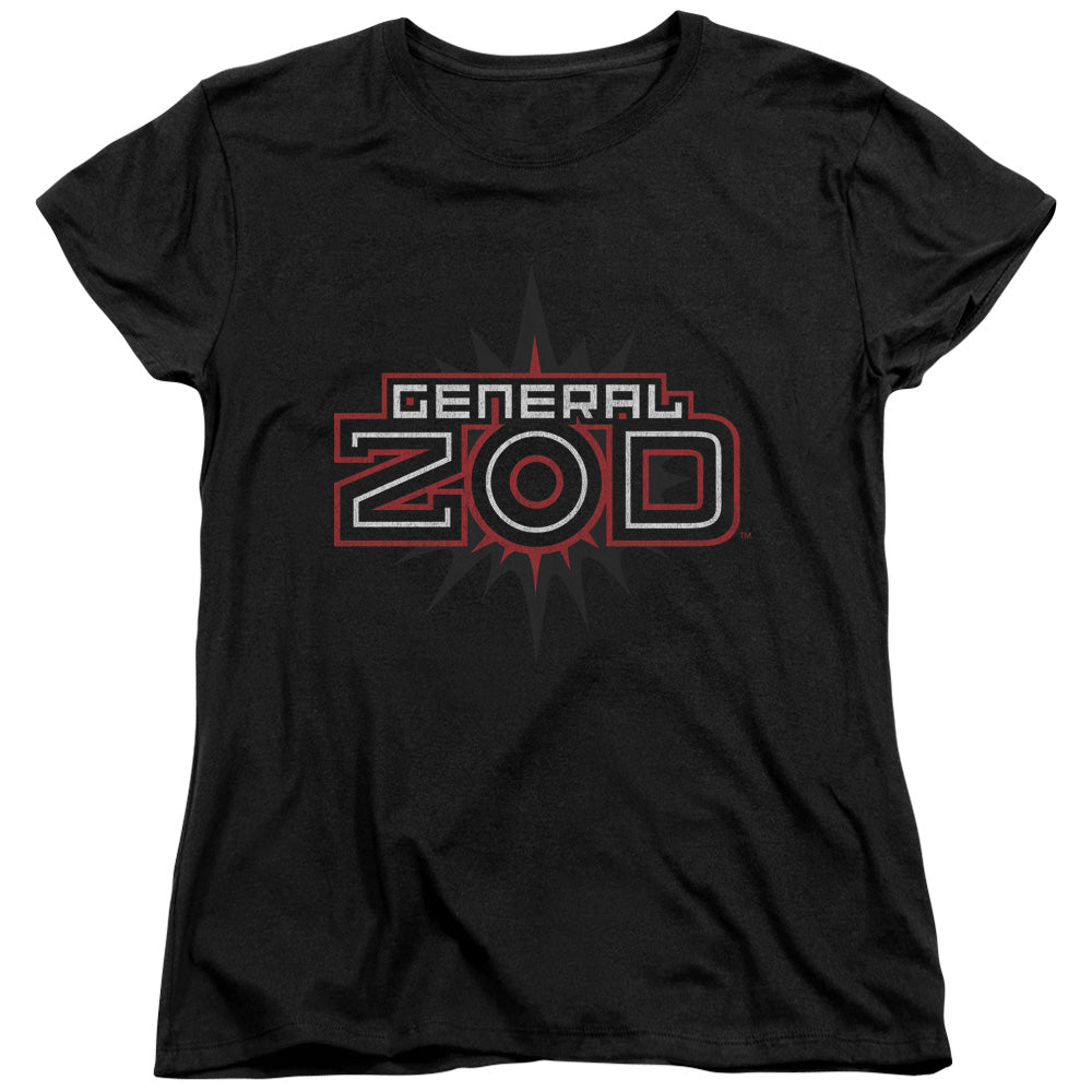Superman Zod Logo Licensed Women's T-Shirt Regular Fit SM