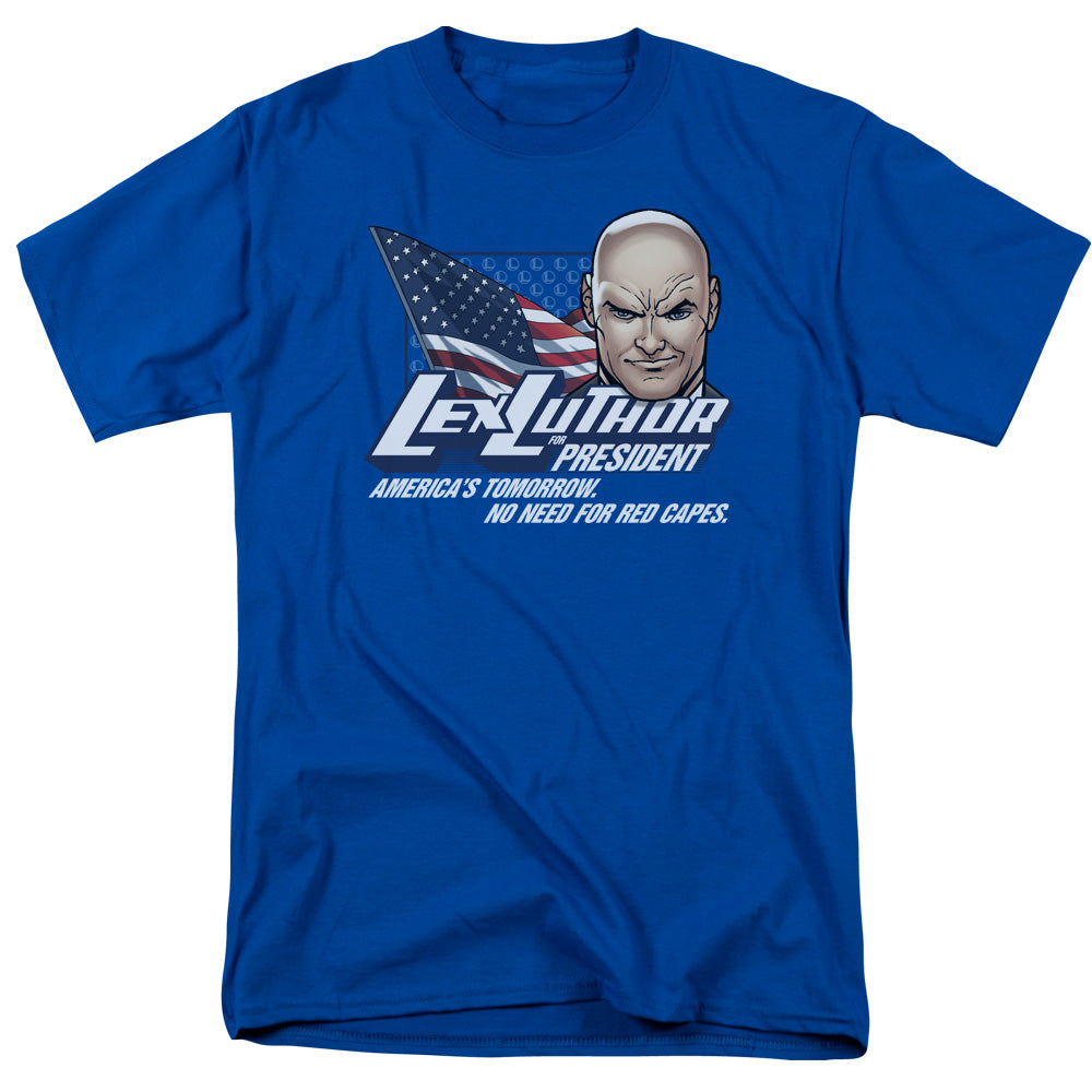 Superman Lex For President Licensed Adult Unisex T-Shirt Regular Fit Tee SM-3X