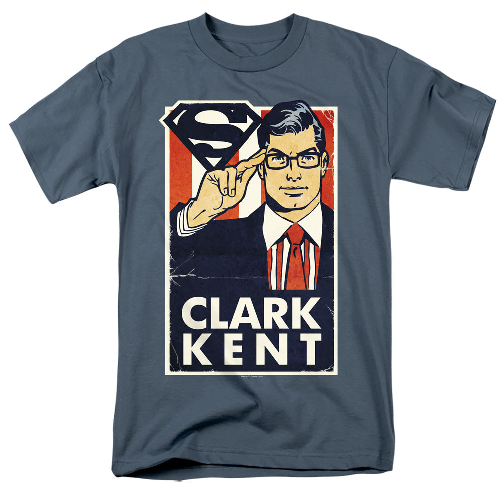 Superman Kent For President Licensed Adult Unisex T-Shirt Regular Fit Tee SM-3X