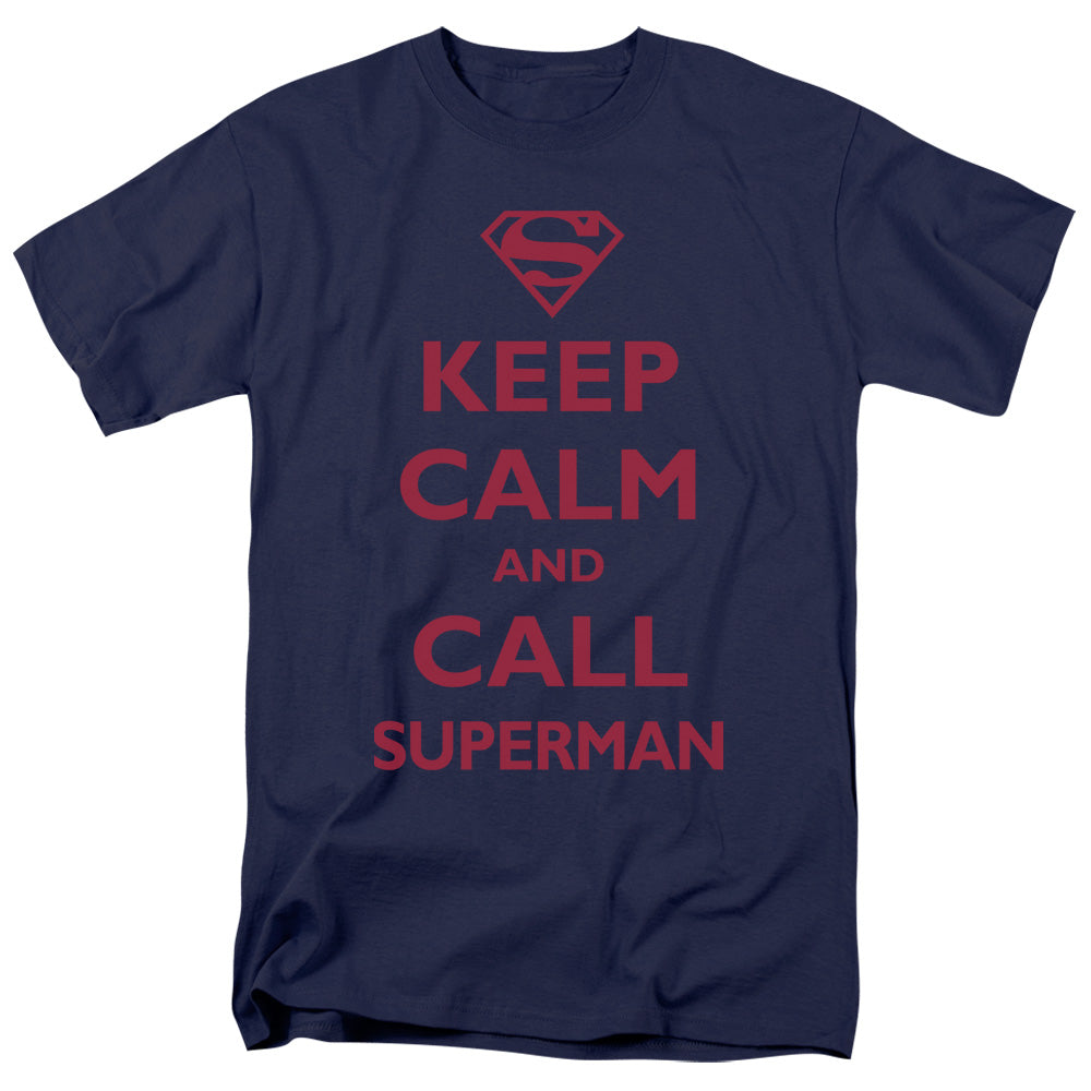 Superman Call Superman Licensed Adult Unisex T-Shirt Regular Fit Tee SM-3X