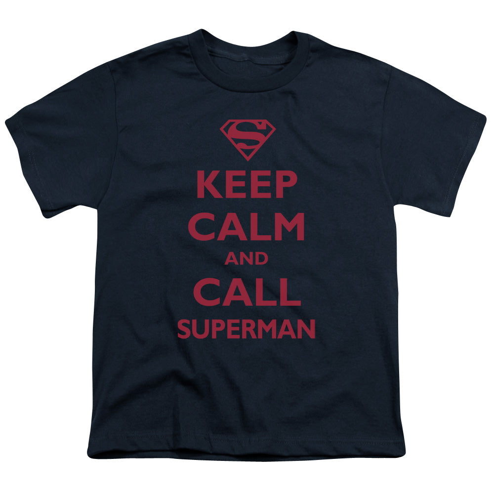 Superman Call Superman Licensed Kid's T-Shirt (Ages 4-7) XS-XL