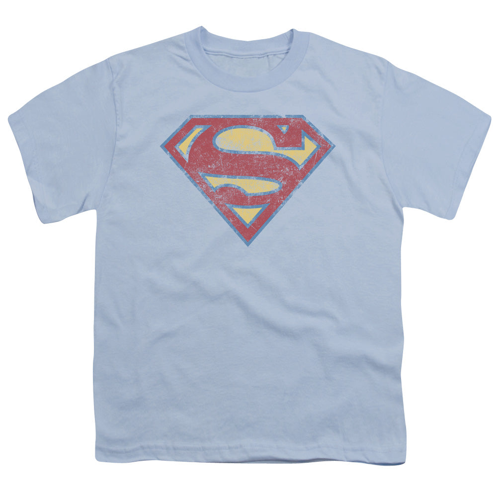 Superman Super S Licensed Kid's T-Shirt (Ages 4-7) XS-XL