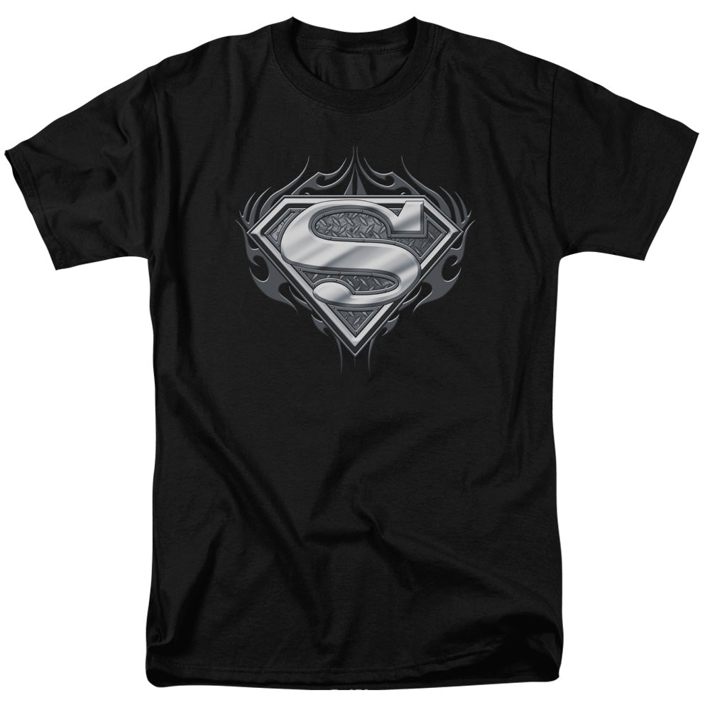 Superman Biker Metal Licensed Adult Unisex T-Shirt Regular Fit Tee SM-3X