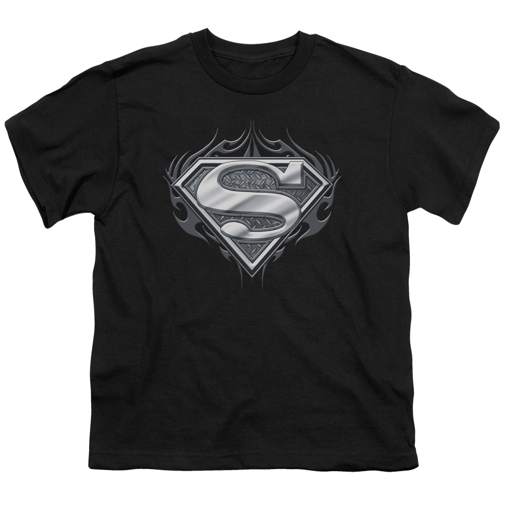 Superman Biker Metal Licensed Kid's T-Shirt (Ages 4-7) XS-XL