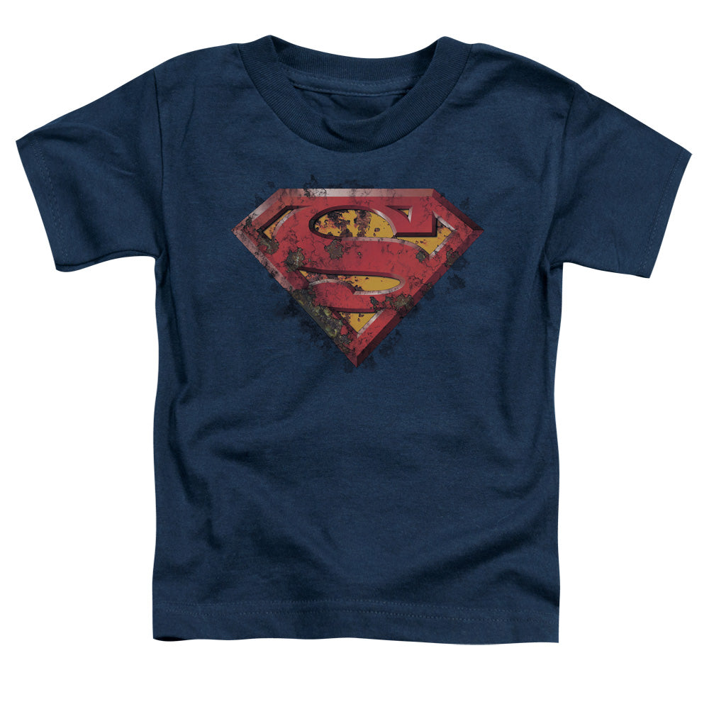 Superman Rusted Shield Licensed Toddler T-Shirt SM-LG