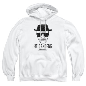AN OFFCIALLY LICENSED BREAKING BAD HEISENBERG ADULT UNISEX PULLOVER HOODIE WHITE