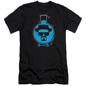 AN OFFCIALLY LICENSED BREAKING BAD BAD BREAKER MEN'S PREMIUM SLIM FIT T-SHIRT BLACK
