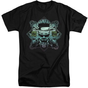 AN OFFCIALLY LICENSED BREAKING BAD THE MAN MEN'S TALL FIT T-SHIRT BLACK