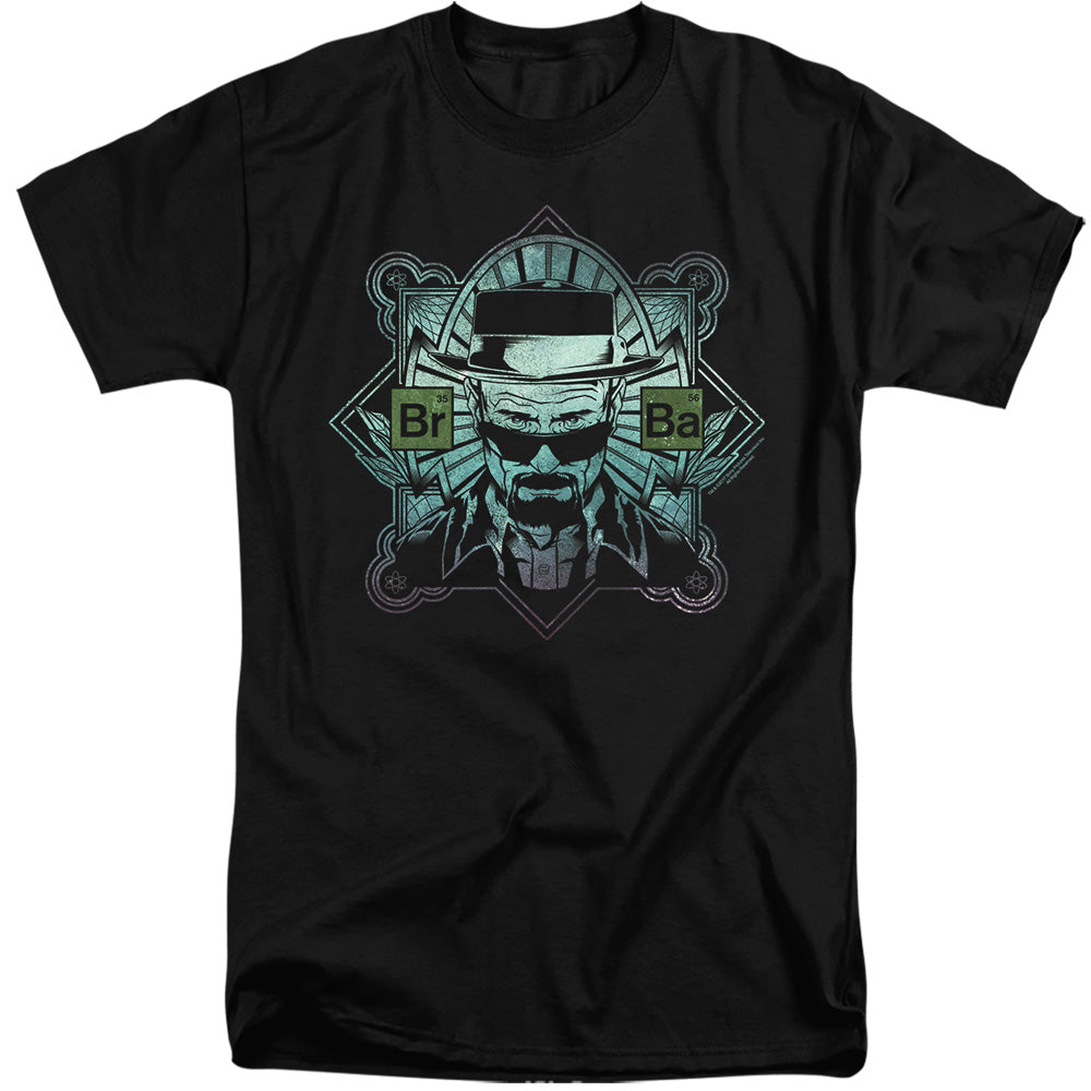 AN OFFCIALLY LICENSED BREAKING BAD THE MAN MEN'S TALL FIT T-SHIRT BLACK