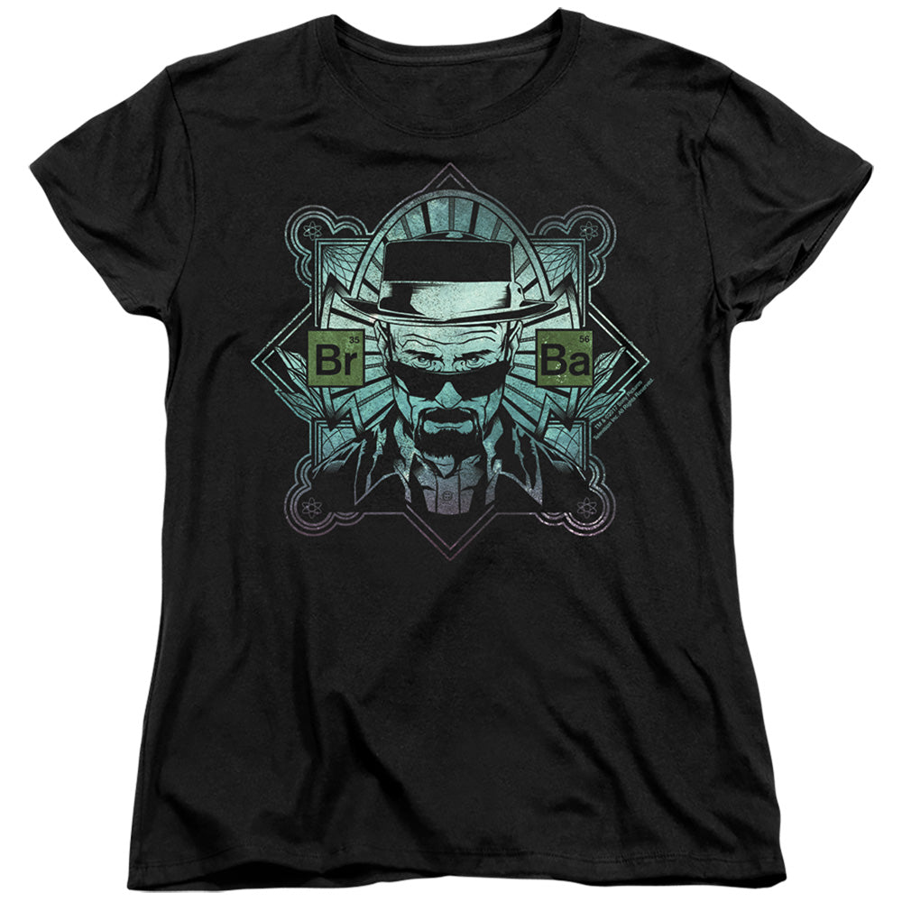 AN OFFCIALLY LICENSED BREAKING BAD THE MAN WOMEN'S REGULAR FIT T-SHIRT BLACK