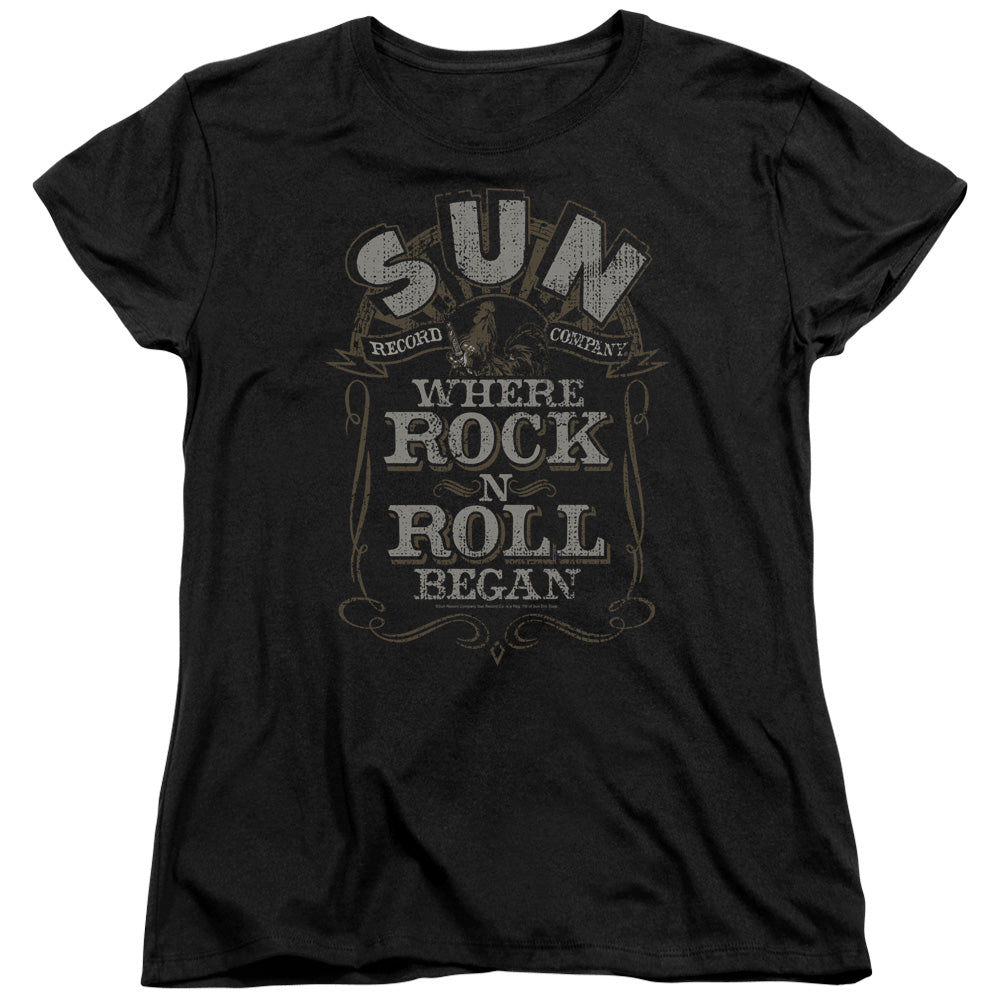 Sun Where Rock Began Licensed Women's T-Shirt Regular Fit LG