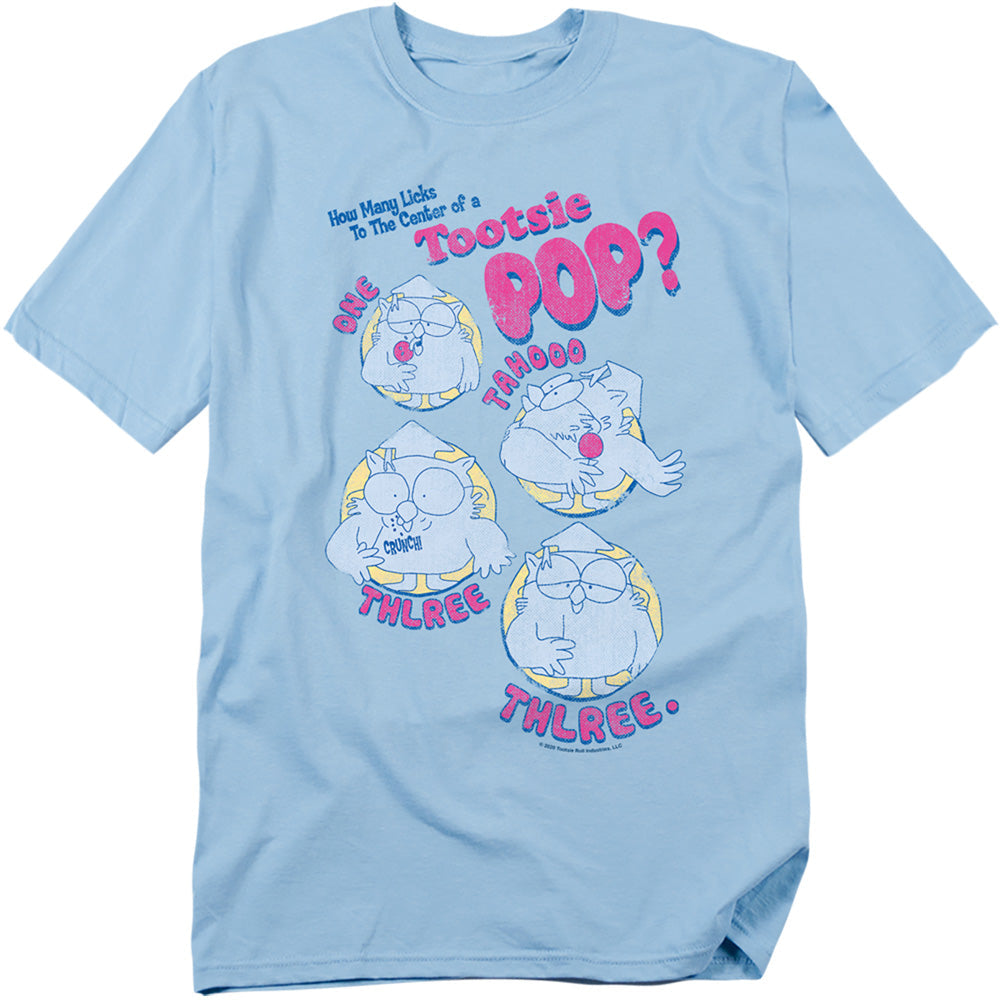 Tootsie Roll Three Licensed Adult Unisex T-Shirt Regular Fit Tee SM-3X