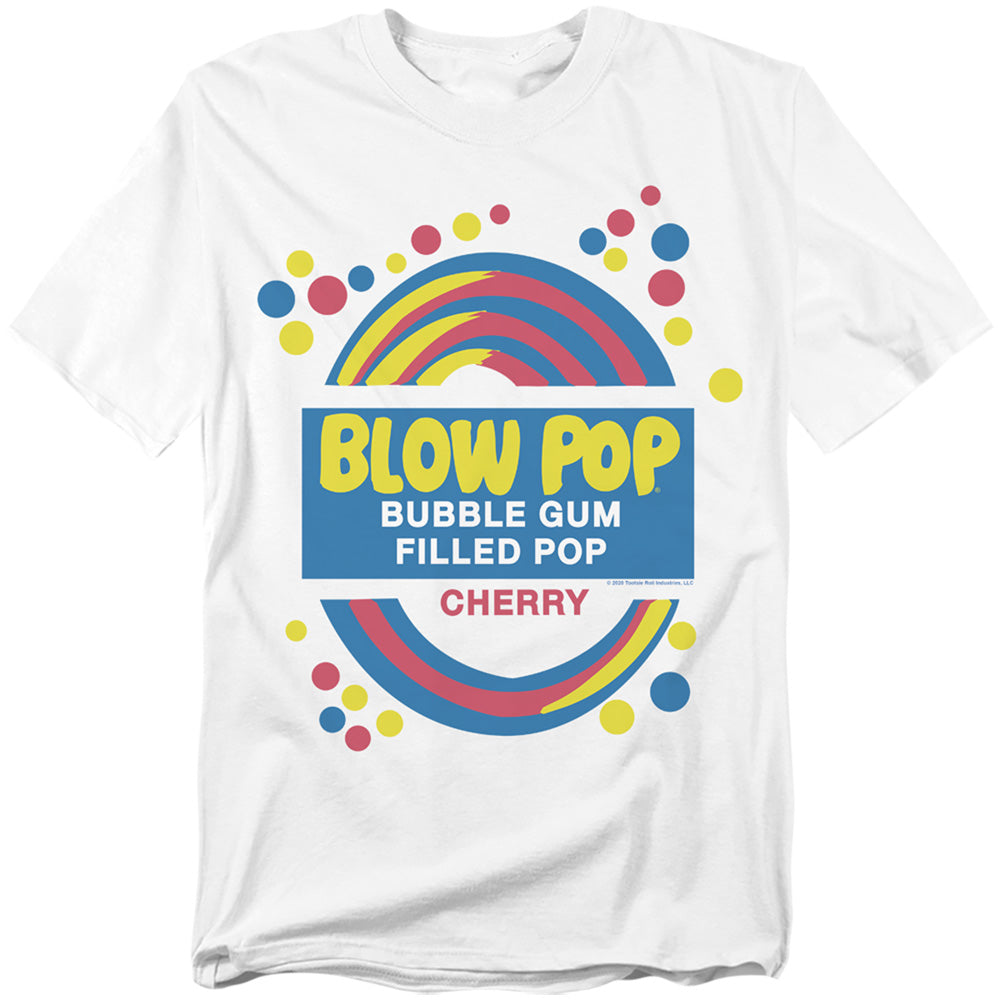 Tootsie Roll Blow Pop Label Licensed Adult Unisex T-Shirt Regular Fit Tee SM-3X