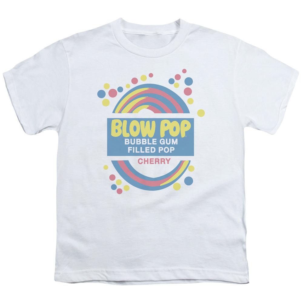 Tootsie Roll Blow Pop Label Licensed Kid's T-Shirt (Ages 4-7) XS-LG
