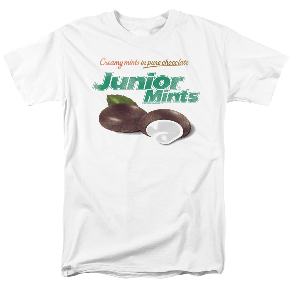 Tootsie Roll Junior Mints Logo Licensed Adult Unisex T-Shirt Regular Fit Tee