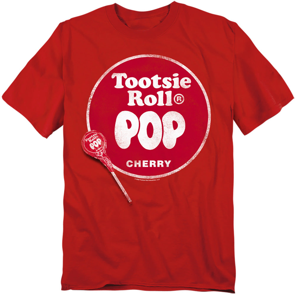 Tootsie Roll Tootsie Roll Pop Logo Licensed Adult Unisex T-Shirt Regular Fit Tee