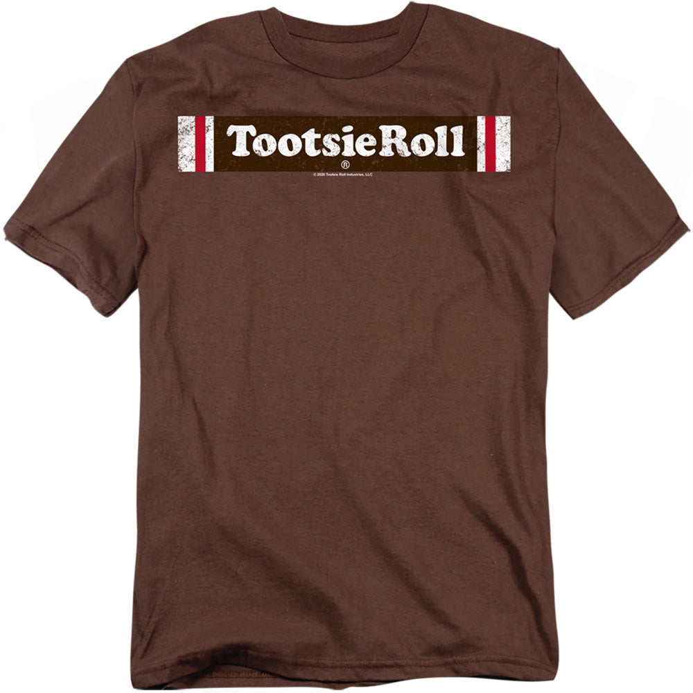 Tootsie Roll Tootsie Roll Logo Licensed Adult Unisex T-Shirt Regular Fit Tee