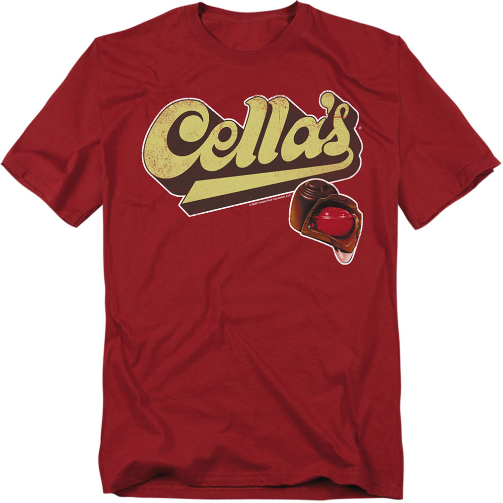 Tootsie Roll Cellas Logo Licensed Adult Unisex T-Shirt Regular Fit Tee SM-3X