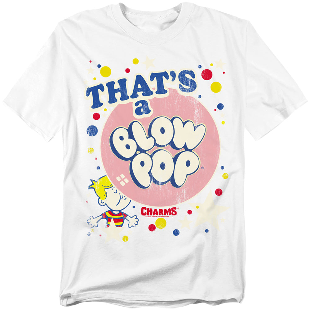 Tootsie Roll Thats A Blow Pop Licensed Adult Unisex T-Shirt Regular Fit Tee