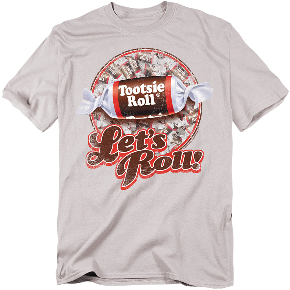 Tootsie Roll Lets Roll! Licensed Adult Unisex T-Shirt Regular Fit Tee SM-3X