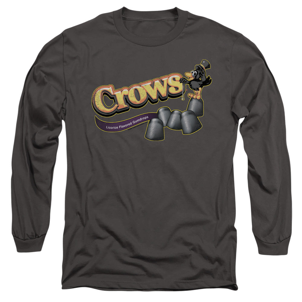 Tootise Roll Crows Licensed Adult Unisex Long Sleeve T-Shirt LG