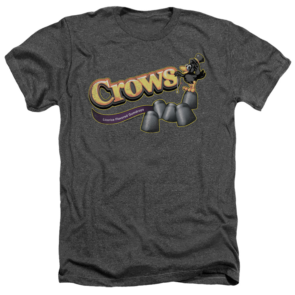 Tootise Roll Crows Licensed Adult Unisex T-Shirt Heather Tee LG
