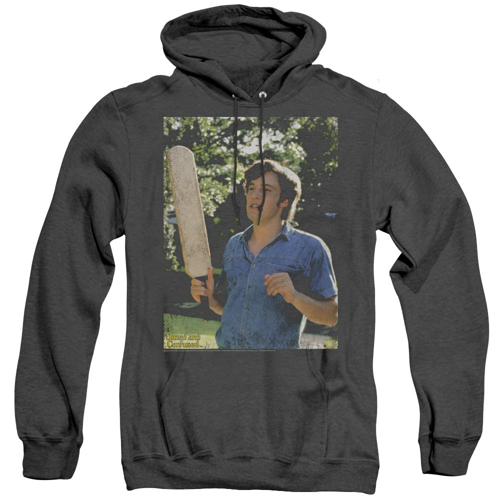 AN OFFCIALLY LICENSED DAZED AND CONFUSED OBANNION ADULT UNISEX HEATHER PULLOVER HOODIE BLACK