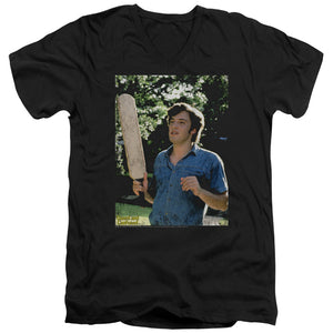 AN OFFCIALLY LICENSED DAZED AND CONFUSED OBANNION MEN'S V-NECK T-SHIRT BLACK