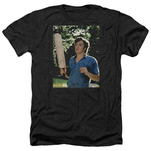 AN OFFCIALLY LICENSED DAZED AND CONFUSED OBANNION MEN'S HEATHER T-SHIRT CHARCOAL