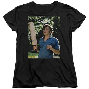 AN OFFCIALLY LICENSED DAZED AND CONFUSED OBANNION WOMEN'S REGULAR FIT T-SHIRT BLACK