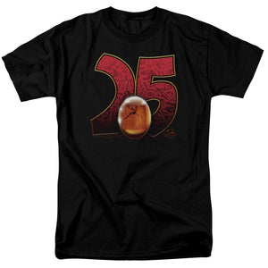 AN OFFCIALLY LICENSED JURASSIC PARK AMBER MEN'S REGULAR FIT T-SHIRT BLACK