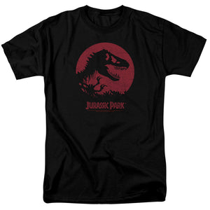 AN OFFCIALLY LICENSED JURASSIC PARK T-REX SPHERE MEN'S REGULAR FIT T-SHIRT BLACK