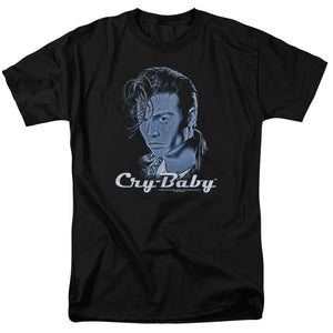 AN OFFCIALLY LICENSED CRY BABY KING CRY BABY MEN'S REGULAR FIT T-SHIRT BLACK