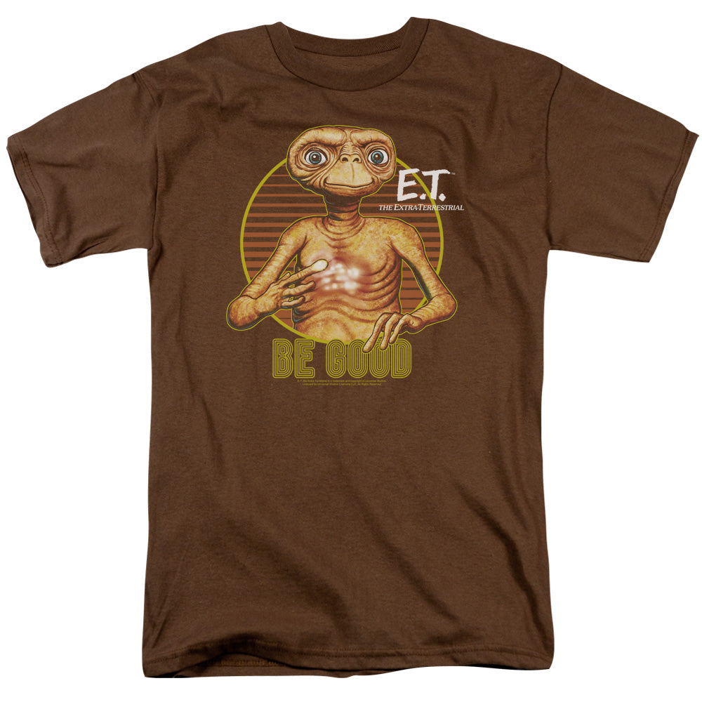 AN OFFCIALLY LICENSED ET BE GOOD MEN'S REGULAR FIT T-SHIRT COFFEE
