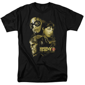 AN OFFCIALLY LICENSED HELLBOY II UNGODLY CREATURES MEN'S REGULAR FIT T-SHIRT BLACK