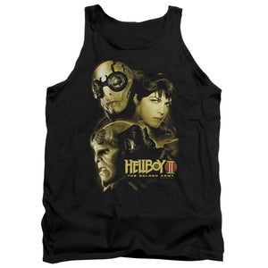 AN OFFCIALLY LICENSED HELLBOY II UNGODLY CREATURES ADULT UNISEX TANK TOP BLACK