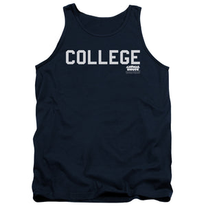 AN OFFCIALLY LICENSED ANIMAL HOUSE COLLEGE ADULT UNISEX TANK TOP NAVY