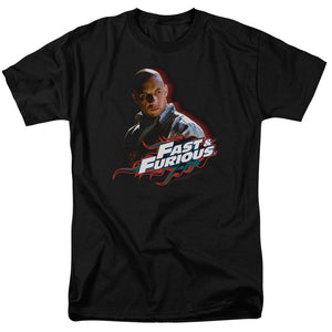AN OFFCIALLY LICENSED FAST AND THE FURIOUS TORETTO MEN'S REGULAR FIT T-SHIRT BLACK