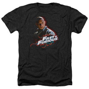 AN OFFCIALLY LICENSED FAST AND THE FURIOUS TORETTO MEN'S HEATHER T-SHIRT CHARCOAL