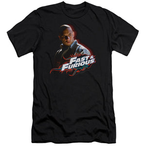 AN OFFCIALLY LICENSED FAST AND THE FURIOUS TORETTO MEN'S PREMIUM SLIM FIT T-SHIRT BLACK