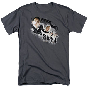 AN OFFCIALLY LICENSED HOT FUZZ PUNCH THAT MEN'S REGULAR FIT T-SHIRT CHARCOAL