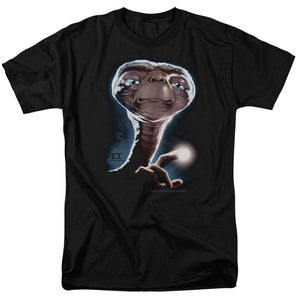 AN OFFCIALLY LICENSED ET PORTRAIT MEN'S REGULAR FIT T-SHIRT BLACK