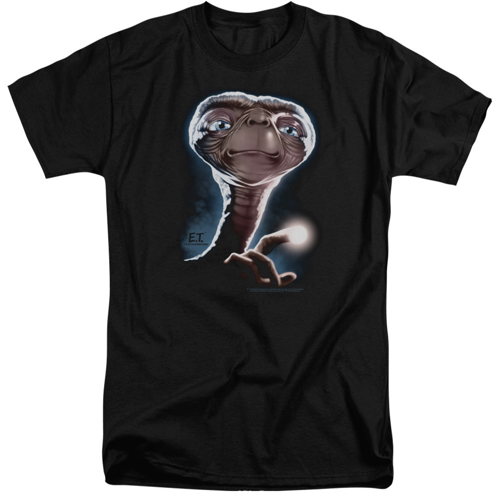 AN OFFCIALLY LICENSED ET PORTRAIT MEN'S TALL FIT T-SHIRT BLACK