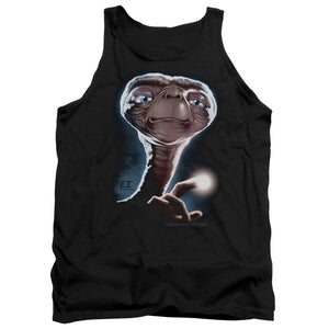 AN OFFCIALLY LICENSED ET PORTRAIT ADULT UNISEX TANK TOP BLACK