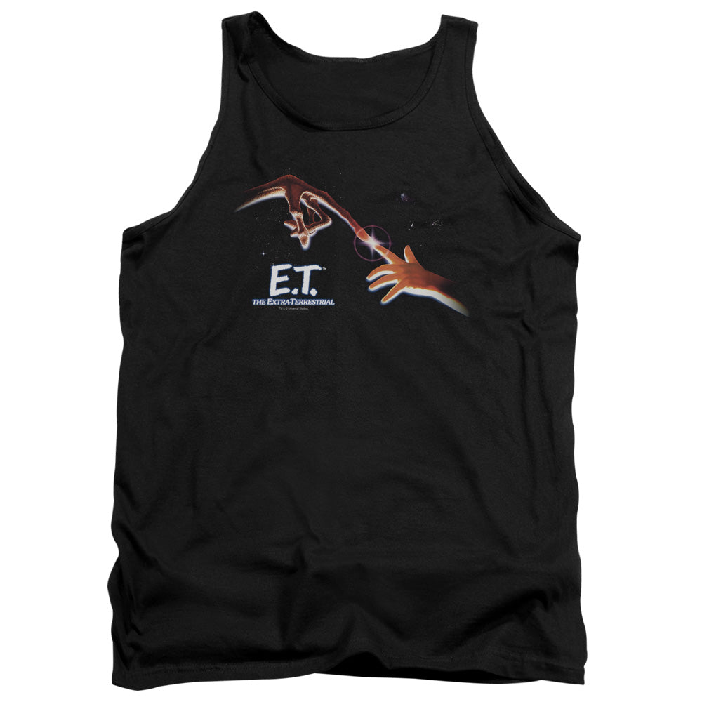 AN OFFCIALLY LICENSED ET POSTER ADULT UNISEX TANK TOP BLACK